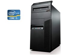 ПК Б-класс Lenovo ThinkCentre M92p Tower / Intel Core i5-3470 (4 ядра по 3.2 - 3.6 GHz) / 8 GB DDR3 / 120 GB SSD + 250 HDD / Intel HD Graphics 2500 / DVD-RW + USB-флешка 16 GB