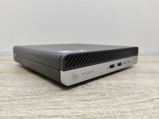 Неттоп HP ProDesk 400 G4 Desktop Mini USFF / Intel Core i3-8100T (4 ядер по 3.1 GHz) / 8 GB DDR4 / 256 GB SSD / Intel UHD Graphics 630