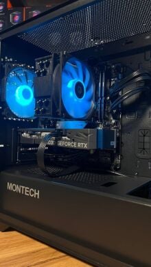 Сборка под заказ: новый игровой ПК Montech Air 1000 Premium Black Tower / AMD Ryzen 5 7500F (6 (12) ядер по 3.7 - 5.0 GHz) / 32 GB DDR5 / 1000 GB SSD M.2 / nVidia GeForce RTX 4060, 8 GB GDDR6, 128-bit / 650W