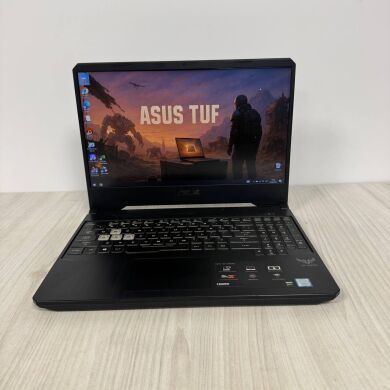 Ігровий ноутбук Б-клас Asus TUF Gaming F15 FX505GT / 15.6" (1920x1080) IPS / Intel Core i7-9750H (6 (12) ядер по 2.6 - 4.5 GHz) / 16 GB DDR4 / 512 GB SSD NVMe / nVidia GeForce GTX 1650, 4 GB GDDR6, 128-bit / WebCam Ігровий ноутбук Б-клас Asus TUF Gaming F15 FX505GT / 15.6" (1920x1080) IPS / Intel Core i7-9750H (6 (12) ядер по 2.6 - 4.5 GHz) / 16 GB DDR4 / 512 GB SSD NVMe / nVidia GeForce GTX 1650, 4 GB GDDR6, 128-bit / WebCam