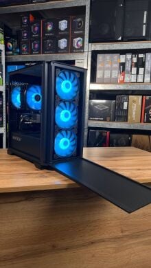 Сборка под заказ: новый игровой ПК Montech Air 1000 Premium Black Tower / AMD Ryzen 5 7500F (6 (12) ядер по 3.7 - 5.0 GHz) / 32 GB DDR5 / 1000 GB SSD M.2 / nVidia GeForce RTX 4060, 8 GB GDDR6, 128-bit / 650W