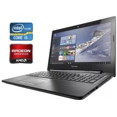 Ноутбук Б-класс Lenovo G50-80 / 15.6" (1366x768) TN / Intel Core i5-5200U (2 (4) ядра по 2.2 - 2.7 GHz) / 8 GB DDR3 / 256 GB SSD / AMD Radeon R5 M330, 2 GB DDR3, 64-bit / WebCam / DVD-ROM / Win 10