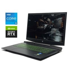 Ігровий ноутбук HP Pavilion Gaming 17-cd2055ng / 17.3" (1920x1080) IPS / Intel Core i5-11300H (4 (8) ядра по 2.6 - 4.4 GHz) / 16 GB DDR4 / 512 GB SSD / nVidia GeForce RTX 3050, 4 GB GDDR6, 128-bit / WebCam / Win 11