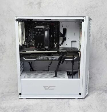 Ігровий ПК DarkFlash White Tower / AMD Ryzen 5 5600 (6 (12) ядер по 3.5 - 4.4 GHz) / 32 GB DDR4 / 1000 GB SSD M.2 / nVidia GeForce RTX 3070, 8 GB GDDR6, 256-bit / 850W