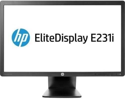 Монитор HP EliteDisplay E231i / 23" (1920x1080) IPS / 1x DP, 1x DVI, 1x VGA, 2x USB 2.0, 1x USB Type-B / VESA 100x100 / Pivot