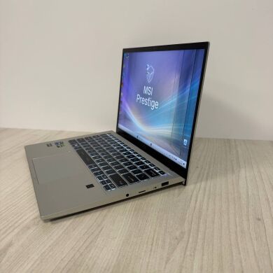 Ігровий ультрабук MSI Prestige 14 H B13UCX / 14" (1920x1200) IPS / Intel Core i9-13900H (14 (20) ядер по 2.6 - 5.4 GHz) / 32 GB DDR5 / 512 GB SSD NVMe / nVidia GeForce RTX 2050, 4 GB GDDR6, 64-bit / WebCam