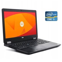 Ноутбук Б-клас Dell Latitude E5570 / 15.6" (1366x768) TN / Intel Core i5-6300U (2 (4) ядра по 2.4 - 3.0 GHz) / 8 GB DDR4 / 128 GB SSD / Intel HD Graphics 520 / WebCam / Win 10 Pro