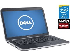 Игровой ноутбук Dell Inspiron 7520 / 15.6" (1920x1080) TN / Intel Core i7-3632QM (4 (8) ядра по 2.2 - 3.2 GHz) / 8 GB DDR3 / 120 GB SSD / AMD Radeon HD 7730M, 2 GB DDR3, 128-bit / WebCam 