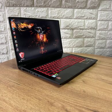 Ігровий ноутбук Б-клас MSI GF75 Thin 9SD / 17.3" (1920x1080) IPS / Intel Core i7-9750H (6 (12) ядер по 2.6 - 4.5 GHz) / 16 GB DDR4 / 480 GB SSD / nVidia GeForce GTX 1660 Ti, 6 GB GDDR6, 192-bit / WebCam Ігровий ноутбук Б-клас MSI GF75 Thin 9SD / 17.3" (1920x1080) IPS / Intel Core i7-9750H (6 (12) ядер по 2.6 - 4.5 GHz) / 16 GB DDR4 / 480 GB SSD / nVidia GeForce GTX 1660 Ti, 6 GB GDDR6, 192-bit / WebCam