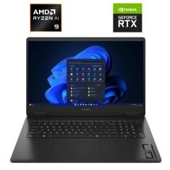 Ігровий ноутбук Б-клас HP Omen 17-db1006nr / 17.3" (2560x1440) IPS / AMD Ryzen AI 9 365 (10 (20) ядер по 2.0 - 5.0 GHz) / 32 GB DDR5 / 1000 GB SSD NVMe / nVidia GeForce RTX 5070, 8 GB GDDR7, 128-bit