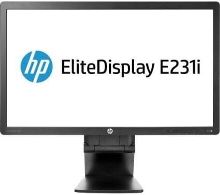 Монитор HP EliteDisplay E231i / 23" (1920x1080) IPS / 1x DP, 1x DVI, 1x VGA, 2x USB 2.0, 1x USB Type-B / VESA 100x100 / Pivot