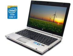 Нетбук HP EliteBook 2560p / 12.5" (1366x768) TN / Intel Core i7-2620M (2 (4) ядра по 2.7 - 3.4 GHz) / 8 GB DDR3 / 128 GB SSD / Intel HD Graphics 3000 / WebCam / DVD-RW / Win 10 Home