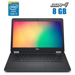 Ультрабук Б-клас Dell Latitude E5470 / 14" (1920x1080) WVA Touch / Intel Core i5-6440HQ (4 ядра по 2.6 - 3.5 GHz) / 8 GB DDR4 / 256 GB SSD / Intel HD Graphics 530 / WebCam / HDMI