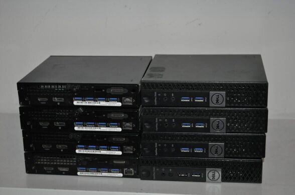 Неттоп Dell OptiPlex 7040 USFF / Intel Core i5-6500T (4 ядра по 2.5 - 3.1 GHz) / 12 GB DDR4 / 128 GB SSD / Intel HD Graphics 530 / Windows 11 Pro / Блок питания