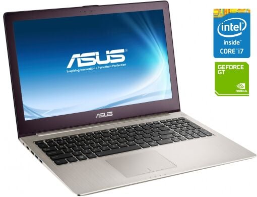 Ігровий ноутбук Б-клас Asus ZenBook UX51VZA / 15.6" (1920x1080) IPS / Intel Core i7-3612QM (4 (8) ядра по 2.1 - 3.1 GHz) / 8 GB DDR3 / 256 GB SSD / nVidia GeForce GT 650M, 2 GB GDDR5, 128-bit / WebCam / Win 10 Pro / АКБ не тримає