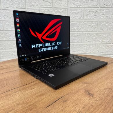 Игровой ноутбук Б-класс Asus ROG Zephyrus GU502LV / 15.6" (3840x2160) IPS / Intel Core i7-10750H (6 (12) ядер по 2.6 - 5.0 GHz) / 16 GB DDR4 / 512 GB SSD / nVidia GeForce RTX 2060, 6 GB GDDR6, 192-bit
