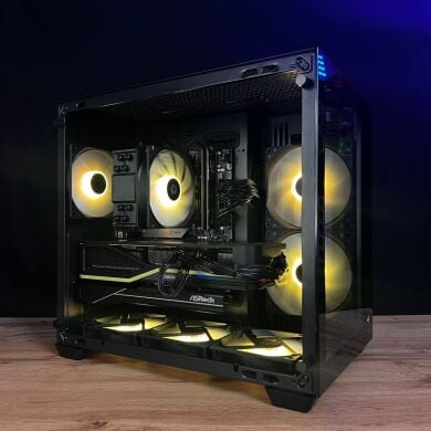 Сборка под заказ: новый игровой ПК AeroCool Dryft Mini Tower / AMD Ryzen 5 7500F (6 (12) ядер по 3.7 - 5.0 GHz) / 32 GB DDR5 / 1000 GB SSD M.2 / AMD Radeon RX 7800 XT, 16 GB GDDR6, 256-bit / 800W