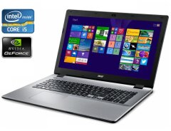 Ігровий ноутбук Acer Aspire E5-771G / 17.3" (1920x1080) TN / Intel Core i5-4210U (2 (4) ядра по 1.7 - 2.7 GHz) / 8 GB DDR3 / 750 GB HDD / nVidia GeForce 840M, 2 GB DDR3, 64-bit / WebCam / DVD-ROM / Win 10