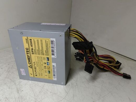 Блок живлення Chieftec iARENA GPA-450S / 450W ATX / 24+4+6(8) pin