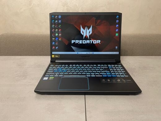 Ігровий ноутбук Acer Predator Helios 300 N1812 / 15.6" (1920x1080) IPS / Intel Core i7-9750H (6 (12) ядер по 2.6 - 4.5 GHz) / 16 GB DDR4 / 256 GB SSD M.2 + 1000 GB HDD / nVidia GeForce GTX 1660 Ti, 6 GB GDDR6, 192-bit / WebCam Ігровий ноутбук Acer Predator Helios 300 N1812 / 15.6" (1920x1080) IPS / Intel Core i7-9750H (6 (12) ядер по 2.6 - 4.5 GHz) / 16 GB DDR4 / 256 GB SSD M.2 + 1000 GB HDD / nVidia GeForce GTX 1660 Ti, 6 GB GDDR6, 192-bit / WebCam