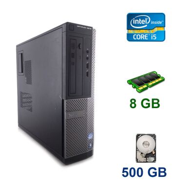 Dell OptiPlex 3020 SFF / Intel Core i5-4570 (4 ядра по 3.2 - 3.6 GHz) / 8 GB DDR3 / 500 GB HDD / AMD Radeon HD 8490, 1 GB DDR3, 64-bit