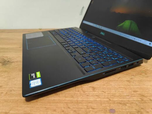 Игровой ноутбук Dell G3 15 / 15.6" (1920x1080) IPS / Intel Core i5-9300H (4 (8) ядра по 2.4 - 4.1 GHz) / 8 GB DDR4 / 128 GB SSD + 1000 GB HDD / nVidia GeForce GTX 1650, 4 GB GDDR5, 128-bit / WebCam 