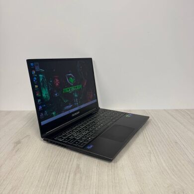 Игровой ноутбук Monster Abra A5 V18.2 / 15.6" (1920x1080) IPS / Intel Core i7-11800H (8 (16) ядер по 2.3 - 4.6 GHz) / 16 GB DDR4 / 512 GB SSD / nVidia GeForce RTX 3050 Ti, 4 GB GDDR6, 128-bit / WebCam