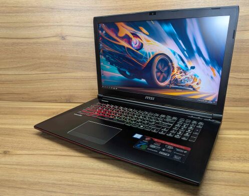 Игровой ноутбук MSI GE72MVR / 17.3" (1920x1080) IPS / Intel Core i7-7700HQ (4 (8) ядра по 2.8 - 3.8 GHz) / 32 GB DDR4 / 256 GB SSD + 1000 GB HDD / nVidia GeForce GTX 1070, 8 GB GDDR5, 256-bit / WebCam / Windows 10