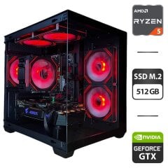 Ігровий ПК Frontier IGLOO1 F 275C Black Tower / AMD Ryzen 5 3600 (6 (12) ядер по 3.6 - 4.2 GHz) / 16 GB DDR4 / 512 GB SSD M.2 / nVidia GeForce GTX 1080 Ti, 11 GB GDDR5X, 256-bit / 650W
