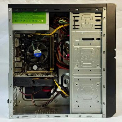 Комп'ютер Crown SM601 Black Tower / Intel Core i7-4790S (4 (8) ядра по 3.2 - 4.0 GHz) / 16 GB DDR3 / 480 GB SSD + 500 GB HDD / nVidia GeForce GTX 1060, 6 GB GDDR5, 192-bit / 400W