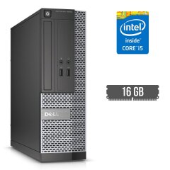 Комп'ютер Dell OptiPlex 3020 SFF / Intel Core i5-4570 (4 ядра по 3.2 - 3.6 GHz) / 16 GB DDR3 / no HDD / Intel HD Graphics 4600 / 255W / DisplayPort