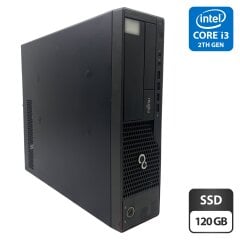 Комп'ютер Fujitsu Esprimo E700 E85 SFF / Intel Core i3-2100 (2 (4) ядра по 3.1 GHz) / 4 GB DDR3 / 120 GB SSD / Intel HD Graphics 2000