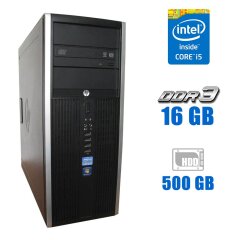 Компьютер HP Compaq 8300 Elite Tower / Intel Core i5-3570K (4 ядра по 3.4 - 3.8 GHz) / 16 GB DDR3 / 1000 GB HDD / Intel HD Graphics 4000 / DVD-ROM 