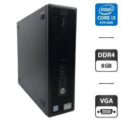 Компьютер HP EliteDesk 800 G2 SFF / Intel Core i3-6100 (2 (4) ядра по 3.7 GHz) / 8 GB DDR4 / 500 GB HDD / Intel HD Graphics 530