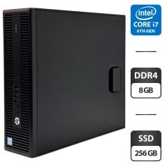 Компьютер HP ProDesk 600 G2 SFF / Intel Core i7-6700 (4 (8) ядра по 3.4 - 4.0 GHz) / 8 GB DDR4 / 256 GB SSD / Intel HD Graphics 530