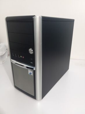 Компьютер Hyundai Silver Tower / Intel Core i5-3470 (4 ядра по 3.2 - 3.6 GHz) / 8 GB DDR3 / 320 GB HDD / Intel HD Graphics 2500 / 400W NEW 