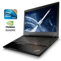 Мобільна робоча станція Lenovo ThinkPad P50 / 15.6" (3840x2160) IPS / Intel Xeon E3-1535M v5 (4 (8) ядра по 2.9 - 3.8 GHz) / 16 GB DDR4 / 512 GB SSD / nVidia Quadro M2000M, 4 GB GDDR5, 128-bit / WebCam