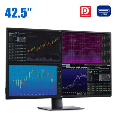 Монітор Dell UltraSharp U4320Q / 42.5" (3840x2160) IPS / DP, HDMI, USB Type-C, USB 3.1 