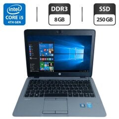 Нетбук Б-клас HP EliteBook 820 G1 / 12.5" (1920x1080) IPS / Intel Core i5-4310U (2 (4) ядра по 2.0 - 3.0 GHz) / 8 GB DDR3 / 250 GB SSD / Intel HD Graphics 4400 / WebCam