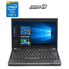 Нетбук Lenovo ThinkPad X220 / 12.5" (1366x768) TN / Intel Core i5-2520M (2 (4) ядра по 2.5 - 3.2 GHz) / 4 GB DDR3 / 320 GB HDD / Intel HD Graphics 3000 / WebCam