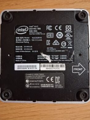 Неттоп Б-клас Intel NUC NUC5i3RYK USFF / Intel Core i3-5010U (2 (4) ядра по 2.1 GHz) / 8 GB DDR3 / 256 GB SSD M.2 / Intel HD Graphics 5500 / miniDP / Wi-Fi / Блок живлення в комплекті Неттоп Б-клас Intel NUC NUC5i3RYK USFF / Intel Core i3-5010U (2 (4) ядра по 2.1 GHz) / 8 GB DDR3 / 256 GB SSD M.2 / Intel HD Graphics 5500 / miniDP / Wi-Fi / Блок живлення в комплекті