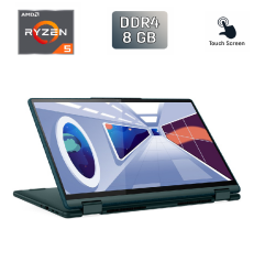 Ноутбук-трансформер Б-класс Lenovo Yoga 6 13ABR8 / 13.3" (1920x1200) IPS Touch / AMD Ryzen 5 7530U (6 (12) ядер по 2.0 - 4.5 GHz) / 8 GB DDR4 / 256 GB SSD M.2 / AMD Radeon RX Vega 7 / WebCam