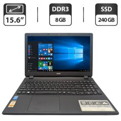 Ноутбук Acer Aspire MM1-571 / 15.6" (1366x768) TN / Intel Core i3-5005U (2 (4) ядра по 2.0 GHz) / 8 GB DDR3 / 240 GB SSD / Intel HD Graphics 5500 / WebCam / DVD-ROM