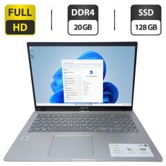 Ноутбук Б-класс Asus X515J / 15.6" (1920x1080) TN / Intel Core i5-1035G1 (4 (8) ядра по 1.0 - 3.6 GHz) / 20 GB DDR4 / 128 GB SSD / Intel UHD Graphics / WebCam