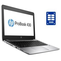Ультрабук Б-класс HP ProBook 430 G4 / 13.3" (1366x768) TN / Intel Core i3-7100U (2 (4) ядра по 2.4 GHz) / 8 GB DDR4 / 128 GB SSD / Intel HD Graphics 620 / WebCam / Win 10 Pro