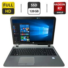 Ноутбук Б-клас HP ProBook 450 G3 / 15.6" (1920x1080) TN / Intel Core i5-6200U (2 (4) ядра по 2.3 - 2.8 GHz) / 8 GB DDR3 / 128 GB SSD / AMD Radeon R7 M340, 4 GB GDDR3, 64-bit / WebCam