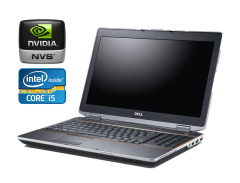 Ноутбук Dell Latitude E6520 / 15.6" (1600x900) TN / Intel Core i5-2520M (2 (4) ядра по 2.5 - 3.2 GHz) / 8 GB DDR3 / 128 GB SSD / nVidia NVS 4200M, 1 GB DDR3, 64-bit / WebCam / DVD-RW