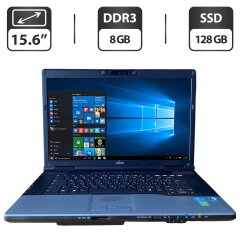 Ноутбук Fujitsu LifeBook E752 / 15.6" (1600x900) TN / Intel Core i5-3210M (2 (4) ядра по 2.5 - 3.1 GHz) / 8 GB DDR3 / 128 GB SSD / Intel HD Graphics 4000 / WebCam / DVD-ROM