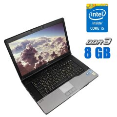 Ноутбук Fujitsu LifeBook E752 / 15.6" (1600x900) TN / Intel Core i5-3210M (2 (4) ядра по 2.5 - 3.1 GHz) / 8 GB DDR3 / 500 GB HDD / Intel HD Graphics 4000 / DVD-RW