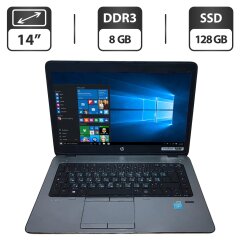 Ноутбук HP EliteBook 840 G1 / 14" (1600x900) TN / Intel Core i5-4200U (2 (4) ядра по 1.6 - 2.6 GHz) / 8 GB DDR3 / 128 GB SSD / Intel HD Graphics 4400 / WebCam